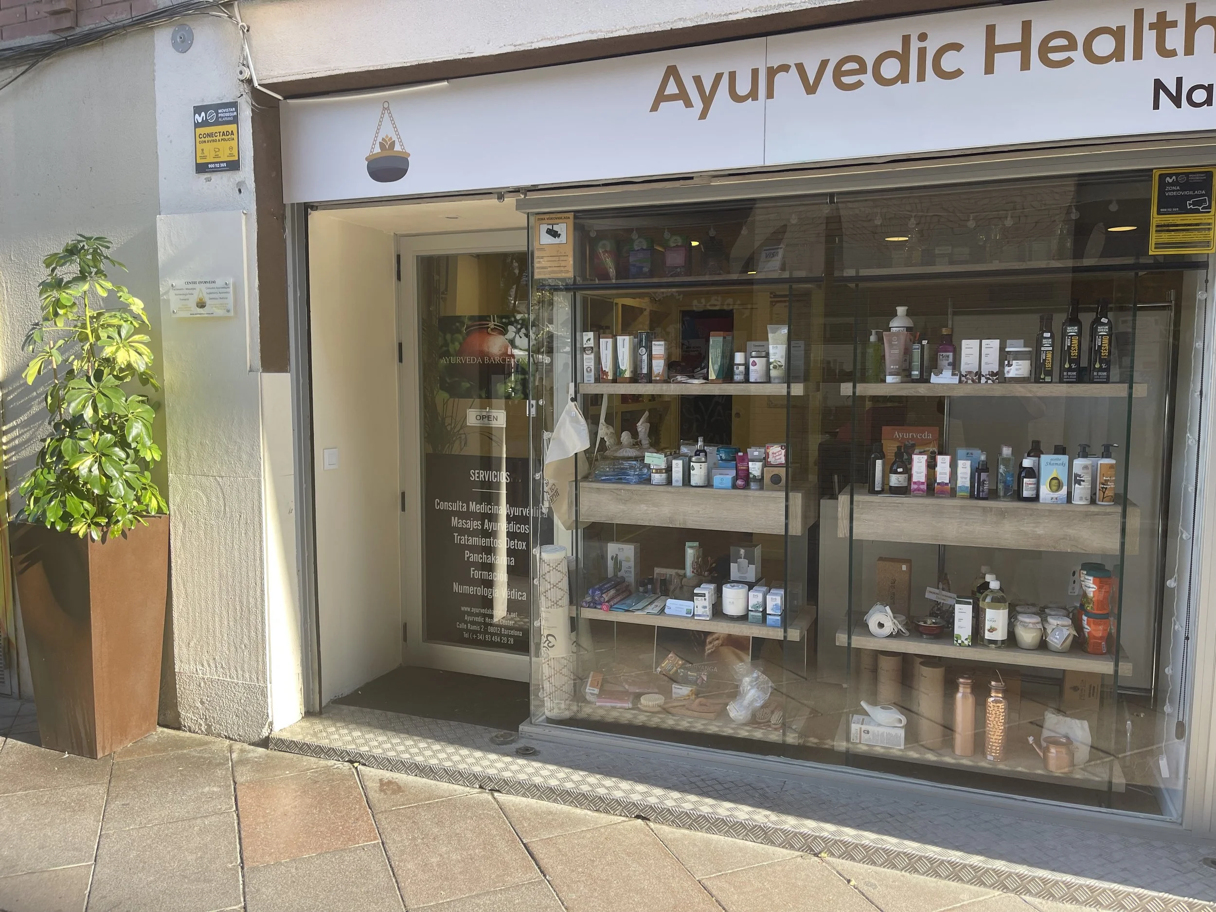 Fachada del  Centro Ayurveda Barcelona
