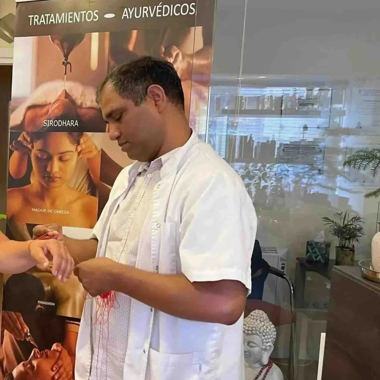 Dr. Narayan Yadav at Ayurveda Barcelona Center