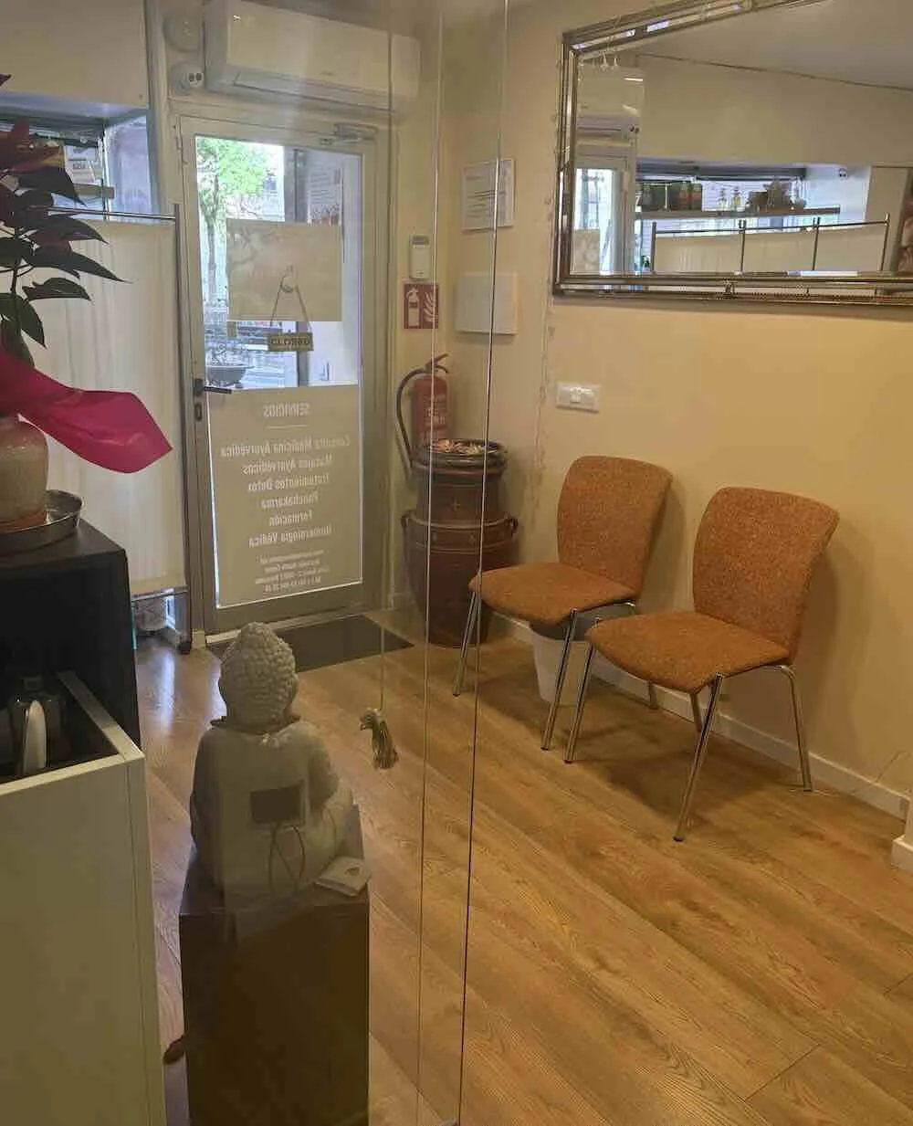 Recepción Ayurveda Barcelona