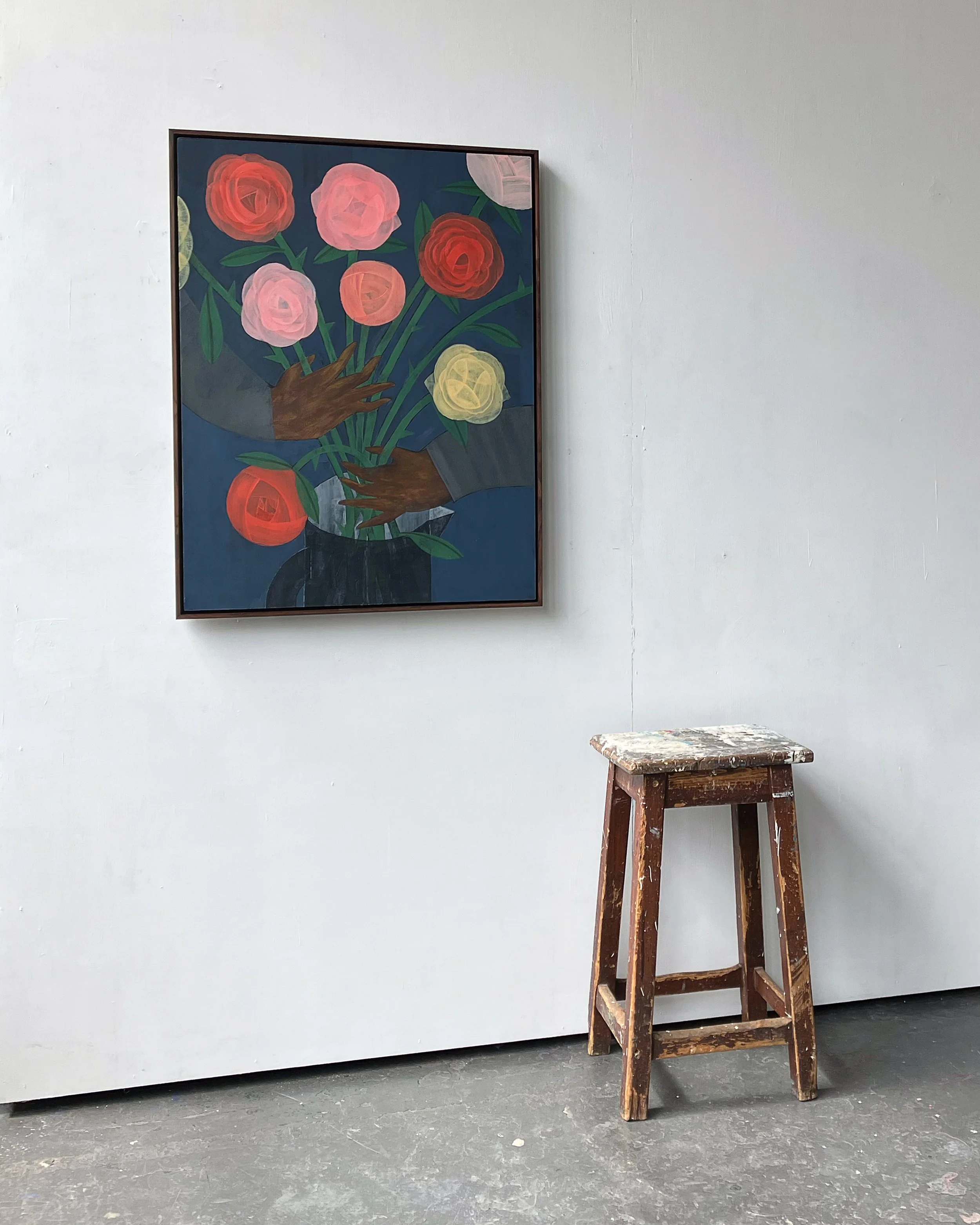 Jug of Roses — POA