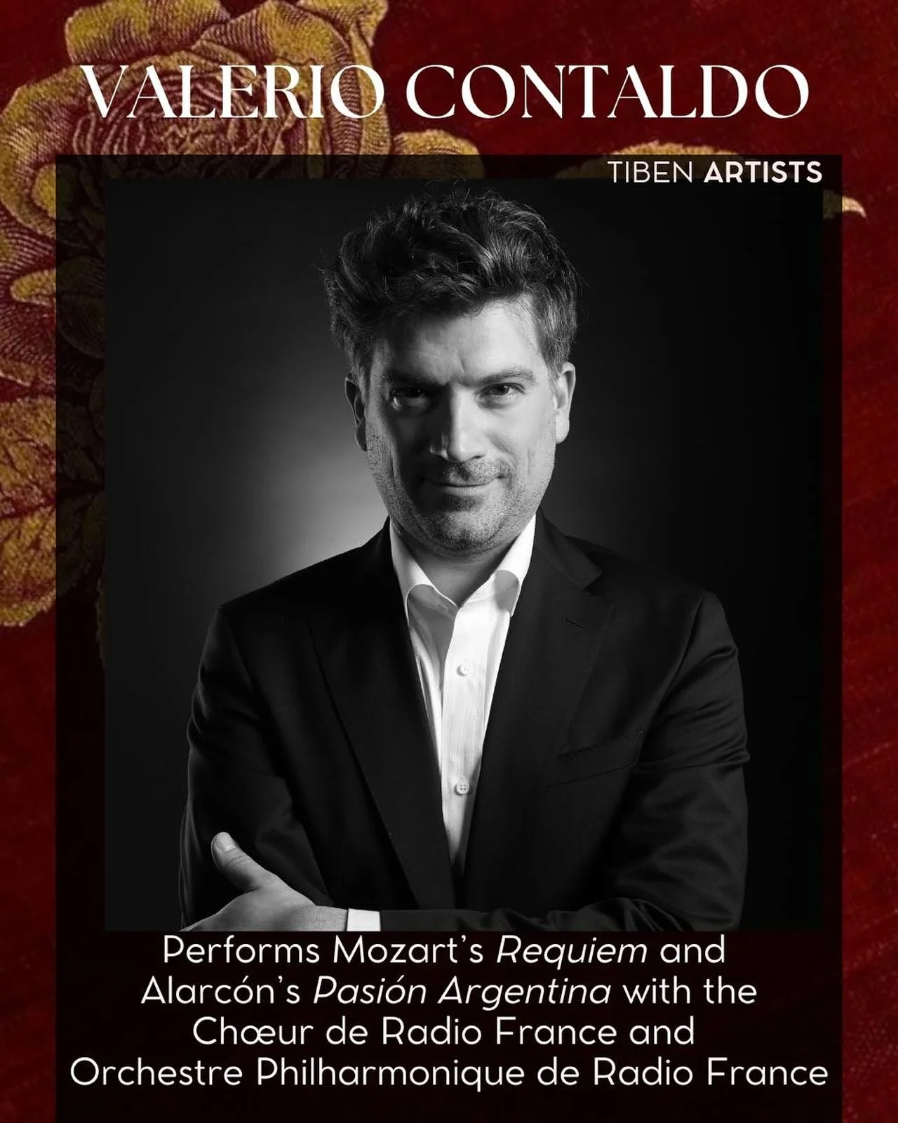 ✨ Valerio Contaldo joins the Orchestre Philharmonique de Radio France and the Ch&oelig;ur de Radio France under the direction of Leonardo Garc&iacute;a Alarc&oacute;n for two exceptional evenings, uniting Mozart&rsquo;s Requiem and a contemporary Pas