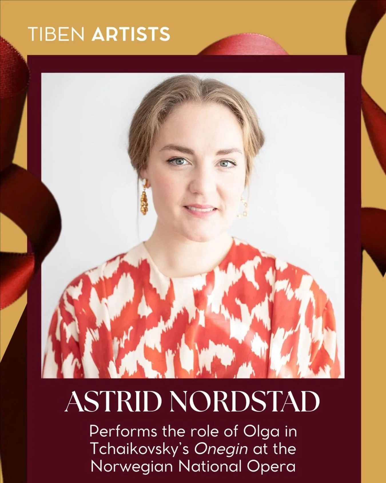 ✨ Mezzo-soprano Astrid Nordstad returns to the main stage of the Norwegian National Opera as Olga in Eugene Onegin by Tchaikovsky, conducted by Lidiya Yankovskaya. 

🎭 In Christof Loy&rsquo;s acclaimed production, the story of youthful passion and m
