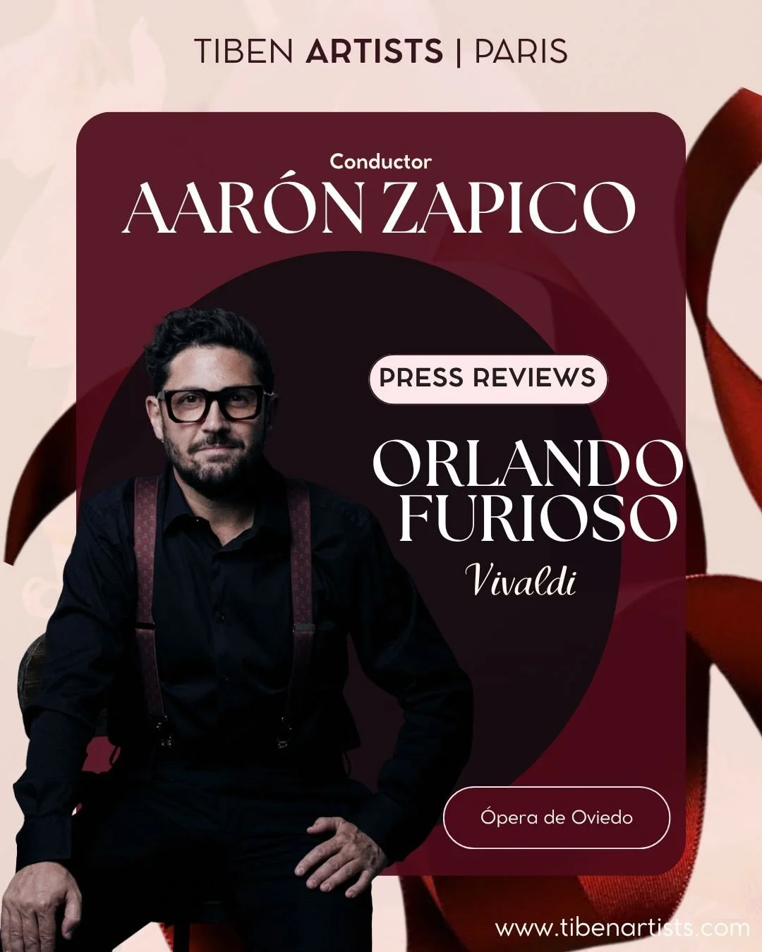 ✨ Congratulations to Aar&oacute;n Zapico and the entire team for the success of Orlando Furioso at the &Oacute;pera de Oviedo! 🌟 Critics praised the performance for its energy, clarity, calling it a &ldquo;fabulous musical achievement&rdquo; and hig