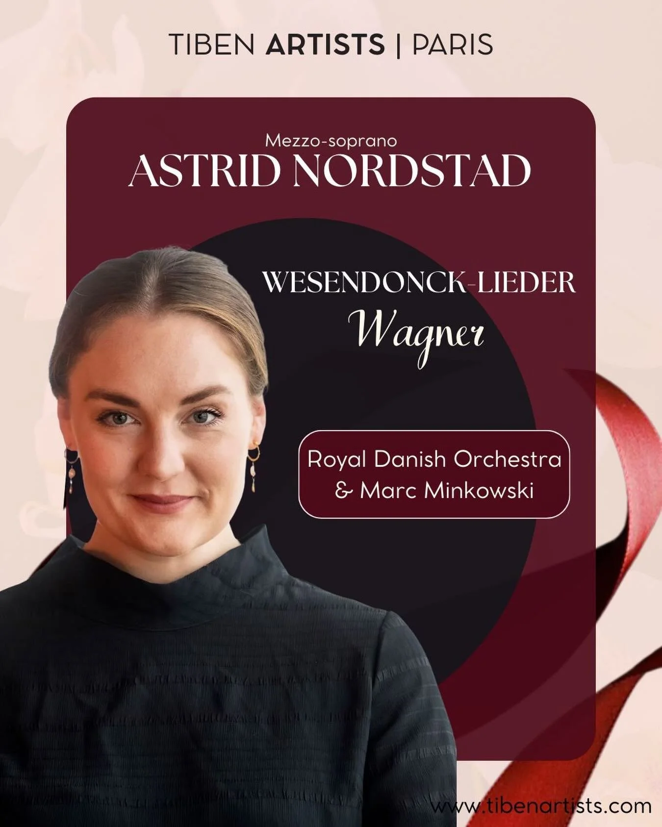 ✨ Mezzo-soprano Astrid Nordstad returns to Wagner&rsquo;s Wesendonck Lieder, this time on the Main Stage of the Royal Danish Opera.

Having already performed the cycle with Marc Minkowski at the Dresdner Musikfestspiele, Nordstad revisits these five 
