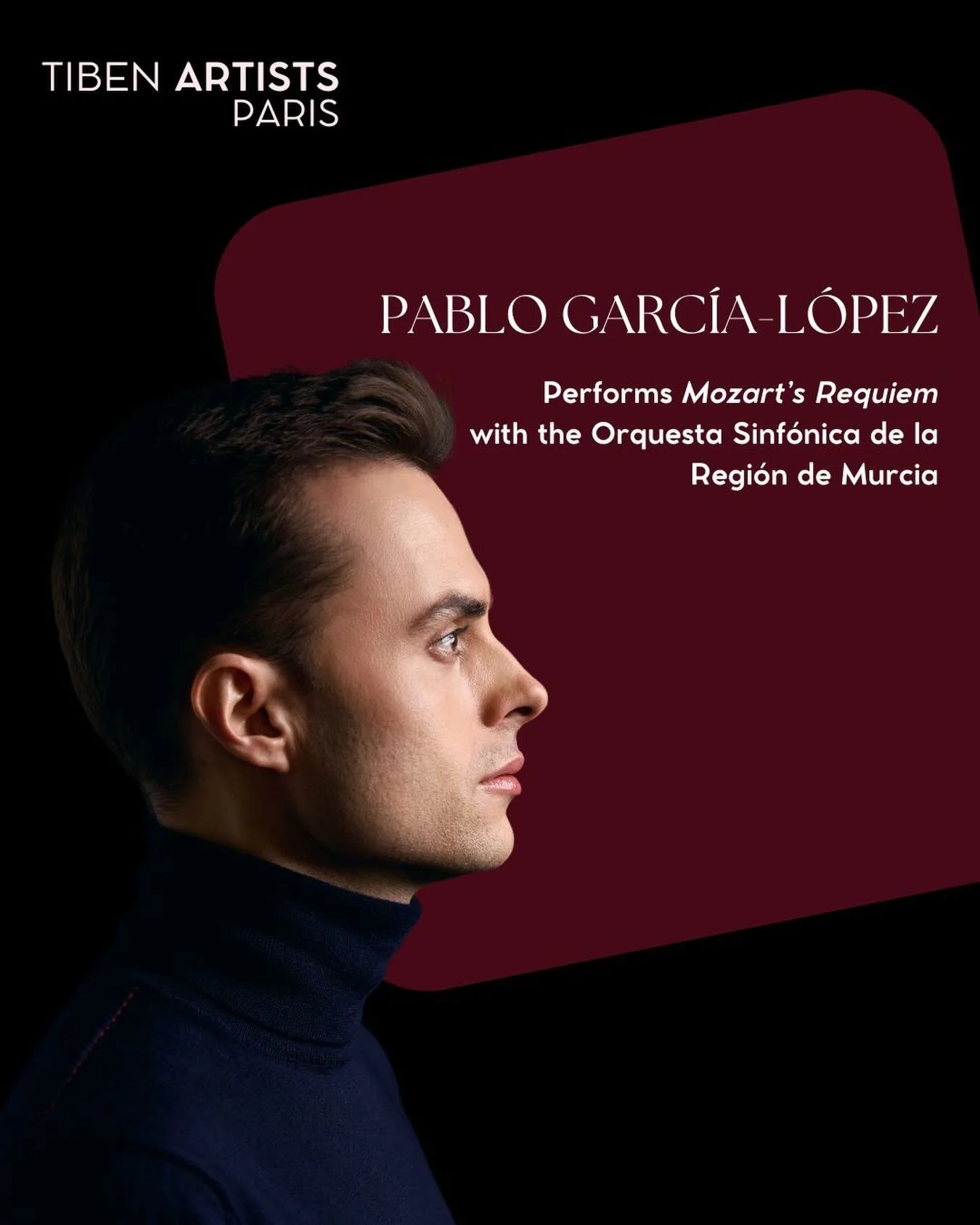 One of today&rsquo;s great Mozartians, live in Murcia tonight 🚩
Tenor Pablo Garc&iacute;a-L&oacute;pez joins the Orquesta Sinf&oacute;nica de la Regi&oacute;n de Murcia for Mozart&rsquo;s Requiem.
Pablo has sung Mozart&rsquo;s leading roles on the w