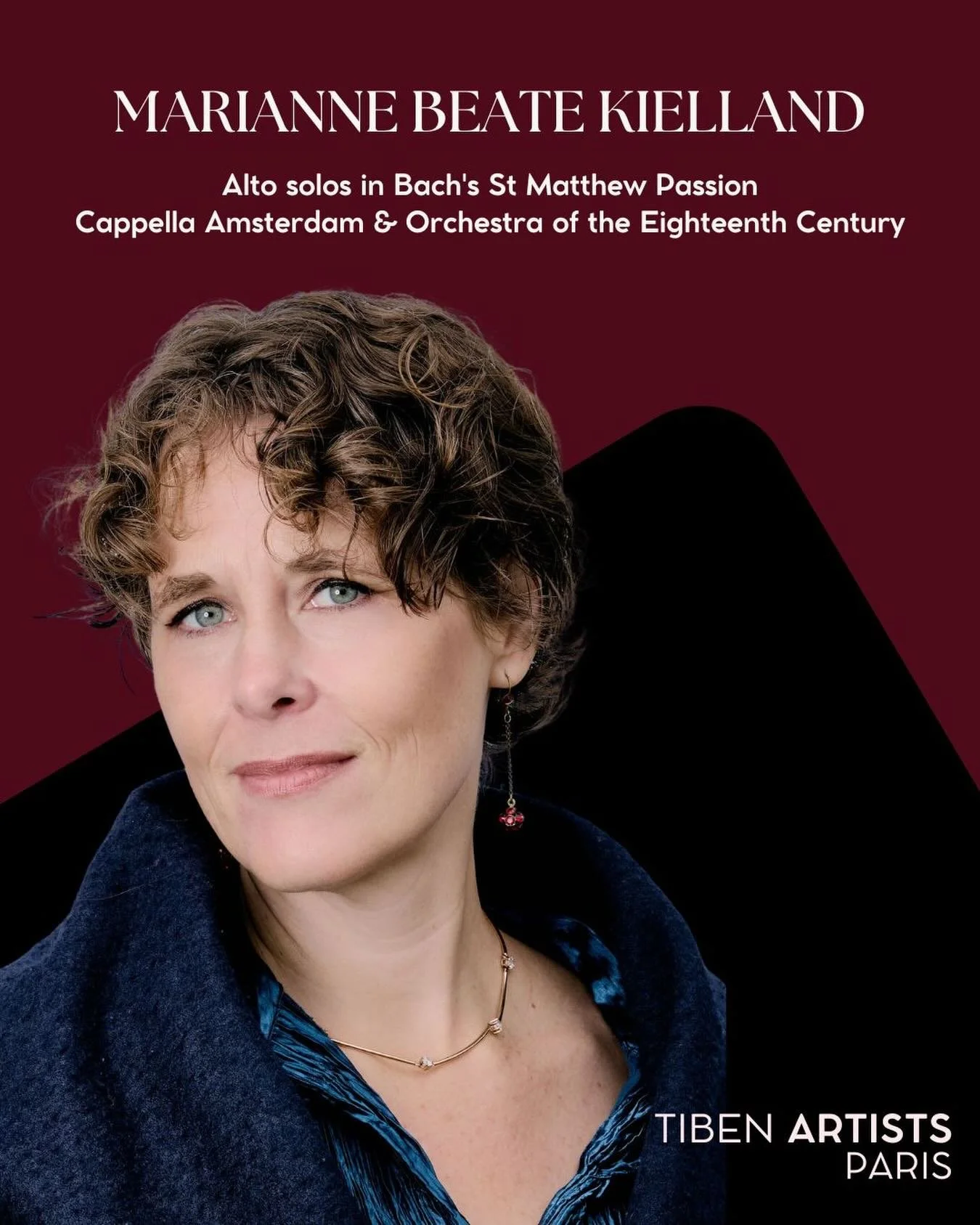 Mezzo-soprano Marianne Beate Kielland: Bach&rsquo;s St Matthew Passion 🕊️

Marianne Beate Kielland joins Cappella Amsterdam and the Orchestra of the Eighteenth Century under Daniel Reuss for Bach&rsquo;s St Matthew Passion, performing the alto solos