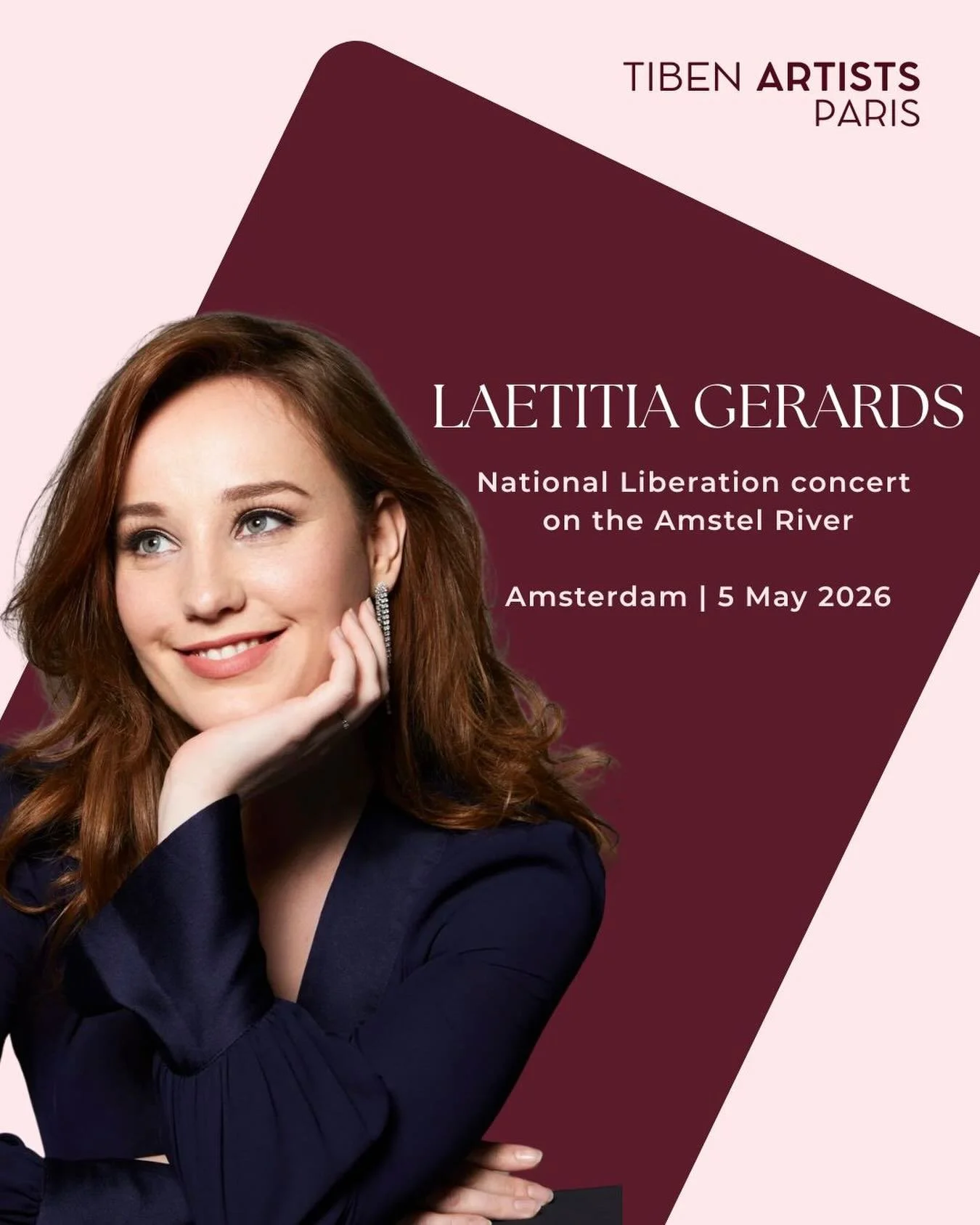 Laetitia Gerards: 5 mei-concert 🇳🇱

Tomorrow, soprano Laetitia Gerards performs at one of the most significant concerts in the Netherlands: the National Liberation Day concert in Amsterdam.

Every year on 5 May, the Netherlands marks its liberation