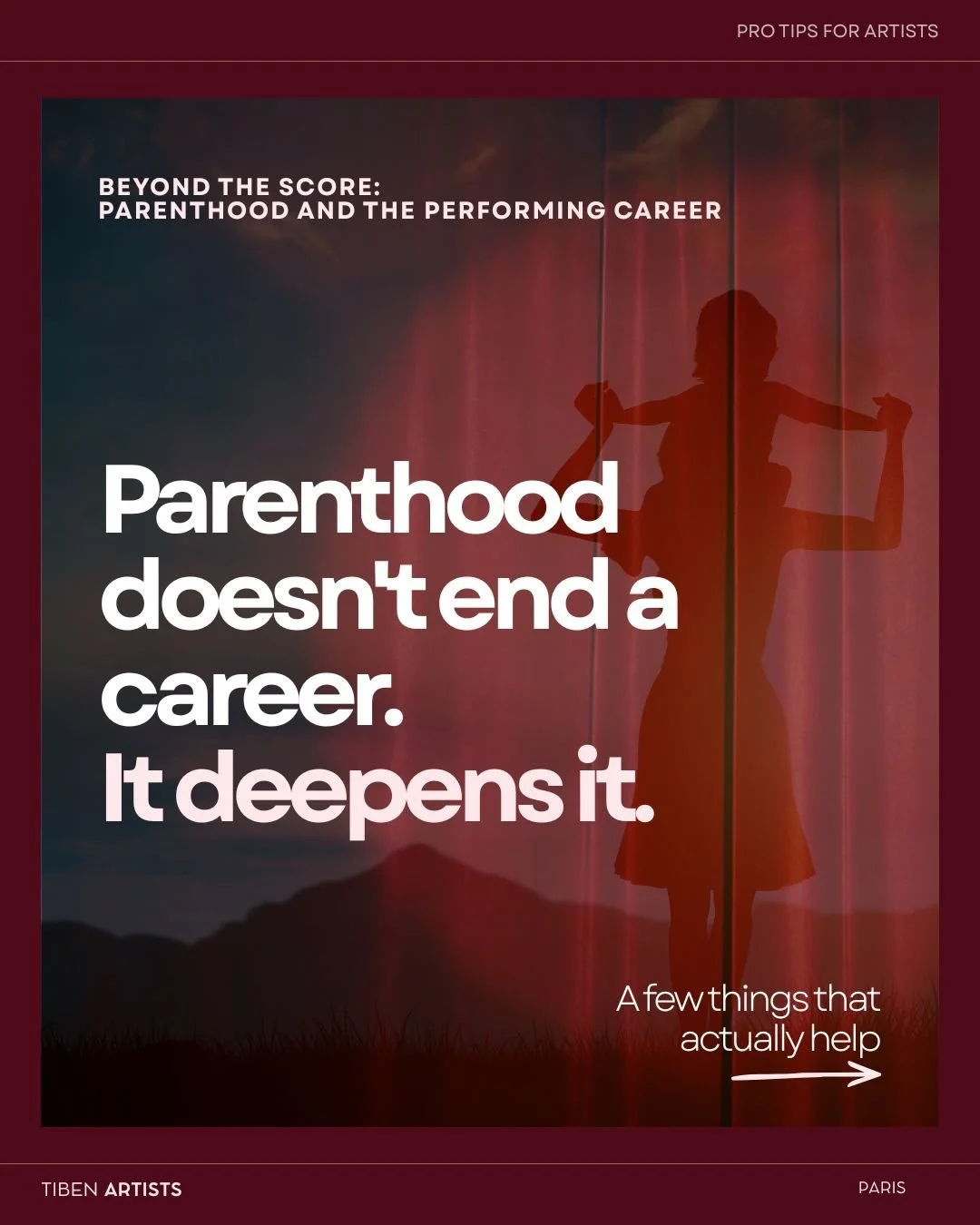 👶 Beyond the Score: Parenthood and the performing career

Nobody talks about this enough. And when they do, it&rsquo;s usually framed as a problem.
A singer announces a pregnancy. A conductor takes parental leave. And behind the curtains, the indust