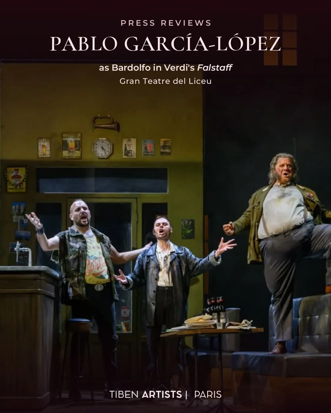 &ldquo;Sin los papeles secundarios, la &oacute;pera no existir&iacute;a.&rdquo; / Without secondary roles, opera wouldn&rsquo;t exist. 

Tenor Pablo Garc&iacute;a-L&oacute;pez has spent years defending the comprimario, and at the Gran Teatre del Lice
