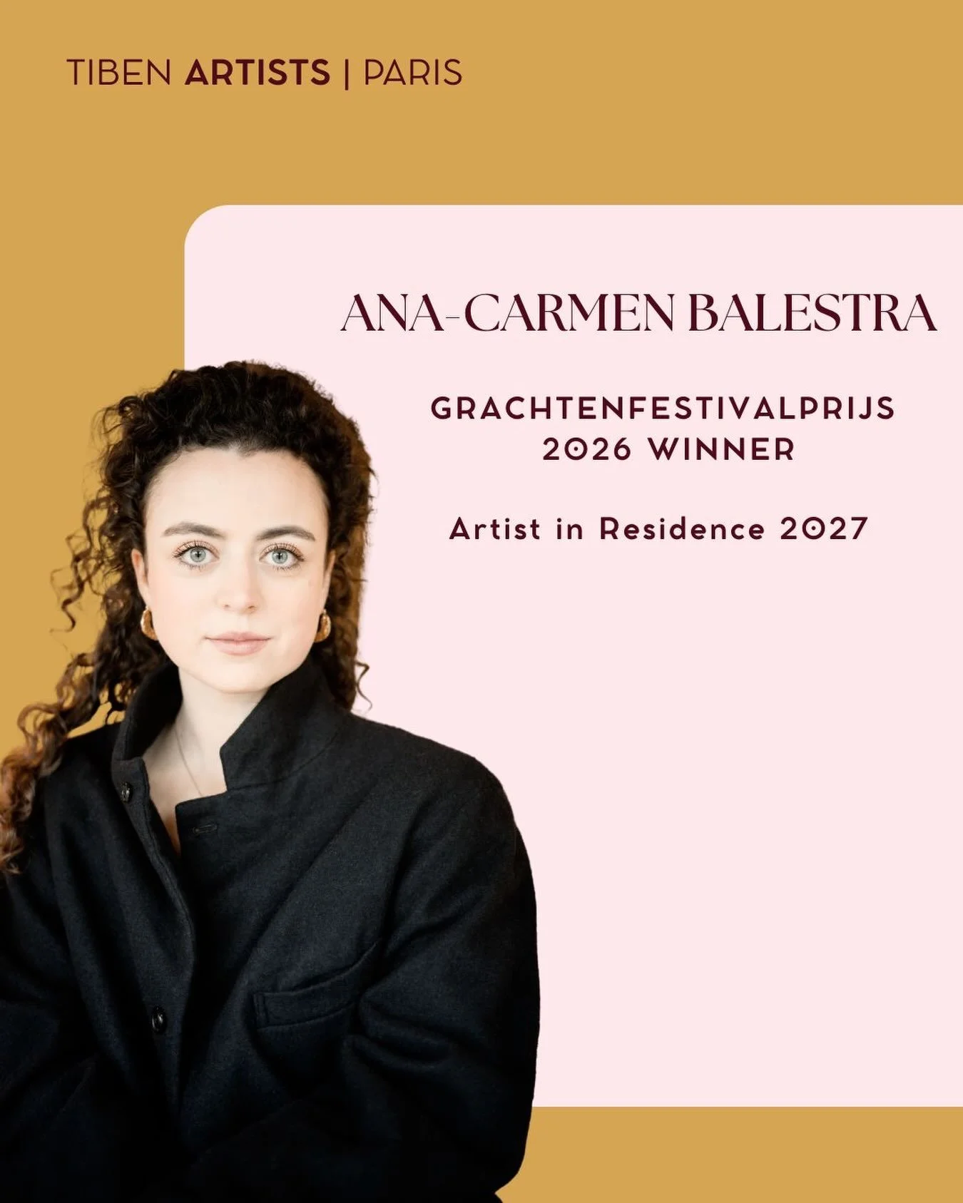 Ana-Carmen Balestra wins the GrachtenfestivalPrijs 2026 🏆

Soprano Ana-Carmen Balestra has been awarded the GrachtenfestivalPrijs 2026, and with it becomes the Grachtenfestival&rsquo;s Artist in Residence for 2027.

At the finale in Felix Meritis, A