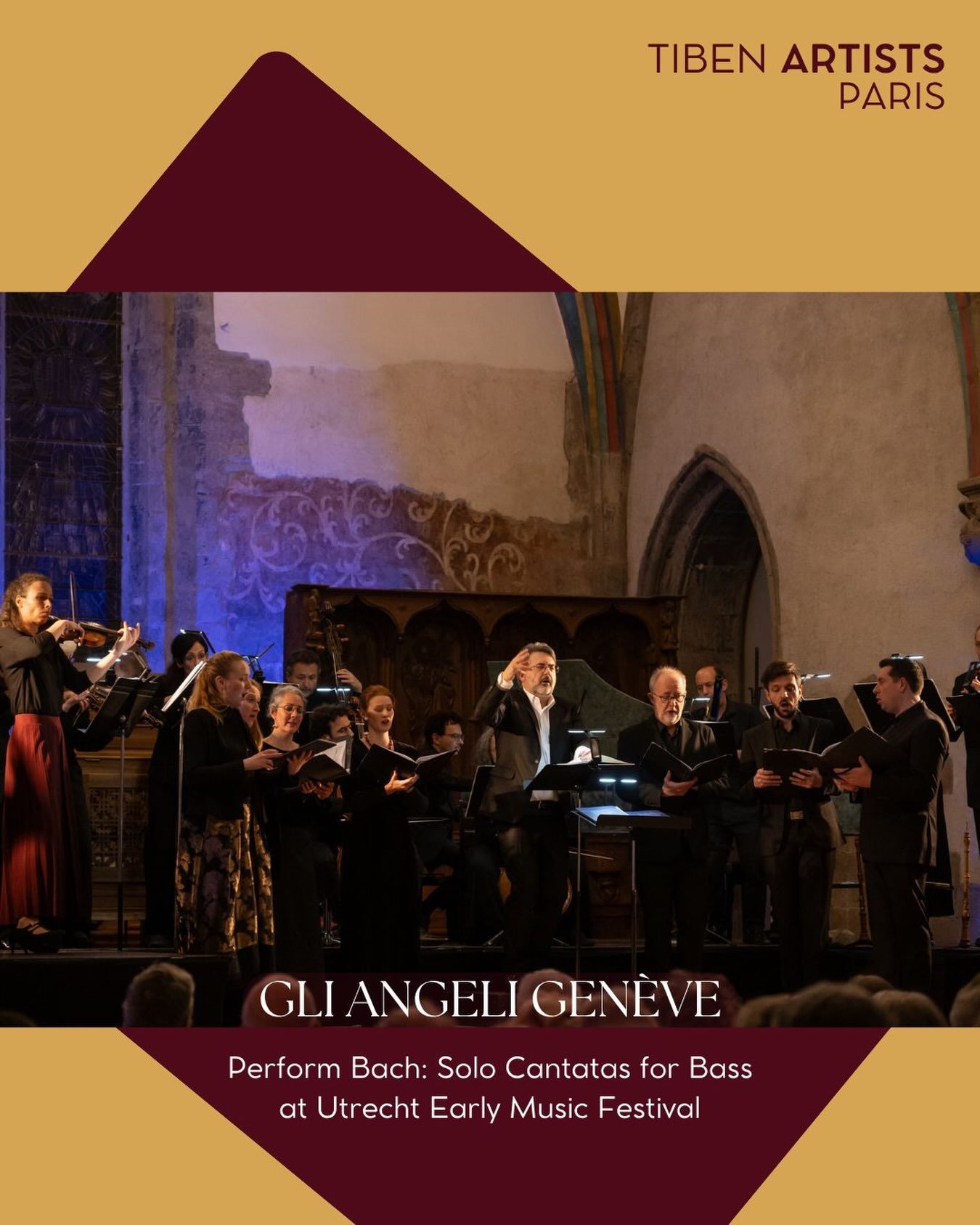 🪽Gli Angeli Gen&egrave;ve at Festival Oude Muziek Utrecht 

Tomorrow afternoon, Gli Angeli Gen&egrave;ve returns to the Grote Zaal at TivoliVredenburg for the Festival Oude Muziek Utrecht, with a programme built around Bach&rsquo;s sacred works for 