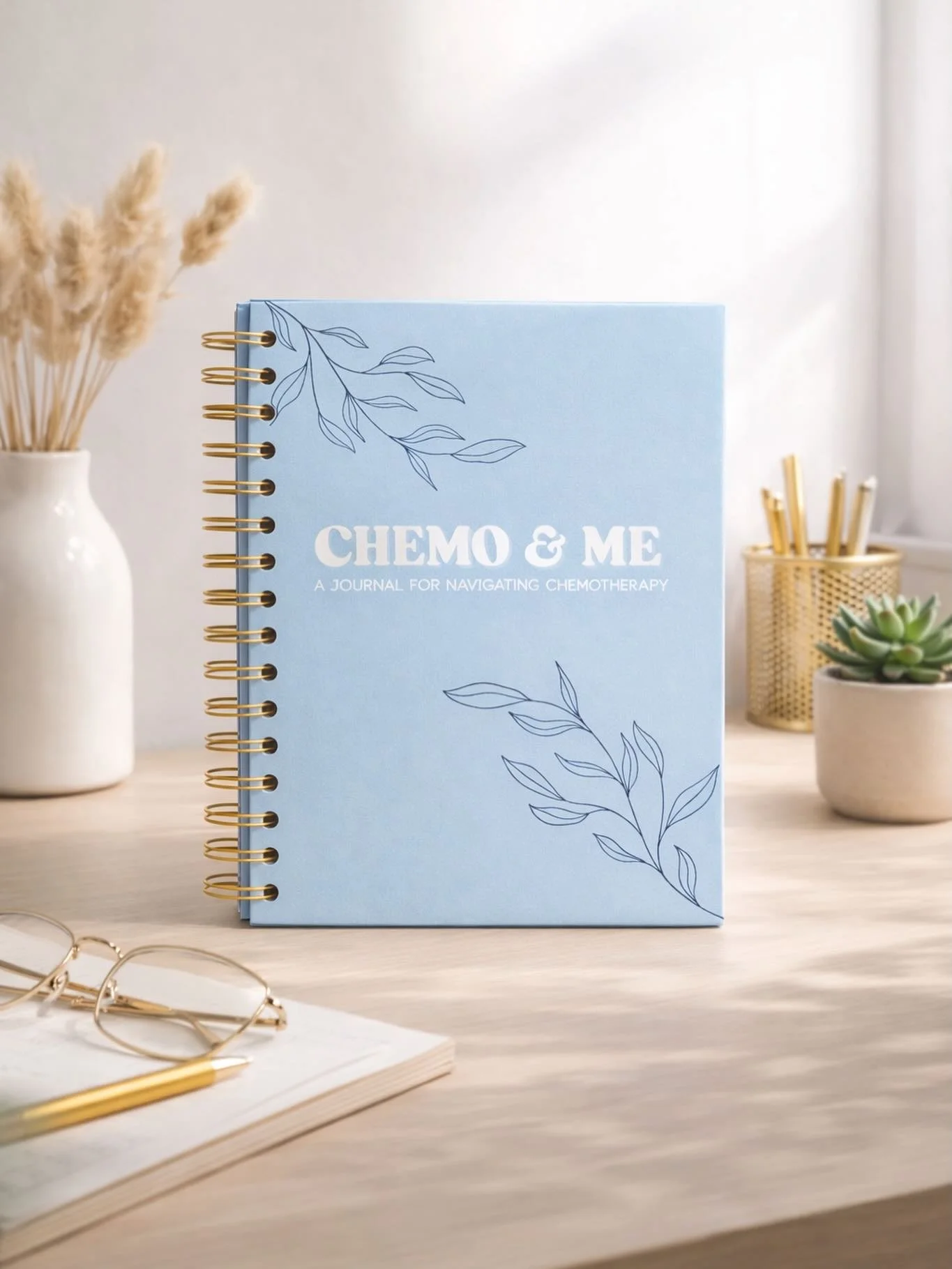 If you&rsquo;ve just been diagnosed, everything can feel like it&rsquo;s moving too fast.
Appointments. Information. Emotions you didn&rsquo;t see coming.

Our Chemo &amp; Me journal was created for this exact moment.

Not to tell you how to feel.
No