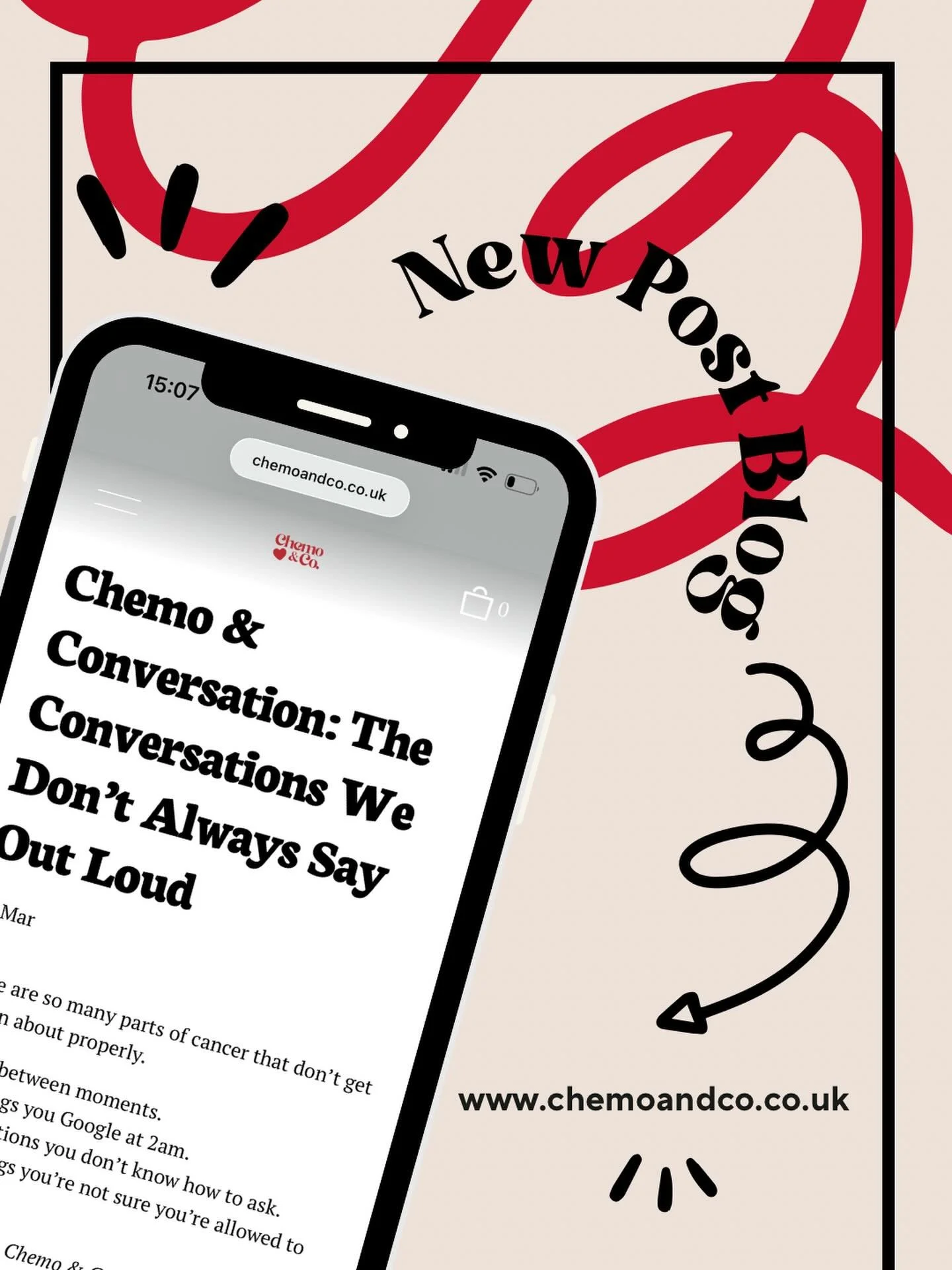 Our new blog post is live 🤍

This one means a lot to me&hellip;
It&rsquo;s all about Chemo &amp; Conversation and the conversations we don&rsquo;t always say out loud, but really should.

The late night thoughts, the questions you don&rsquo;t know h
