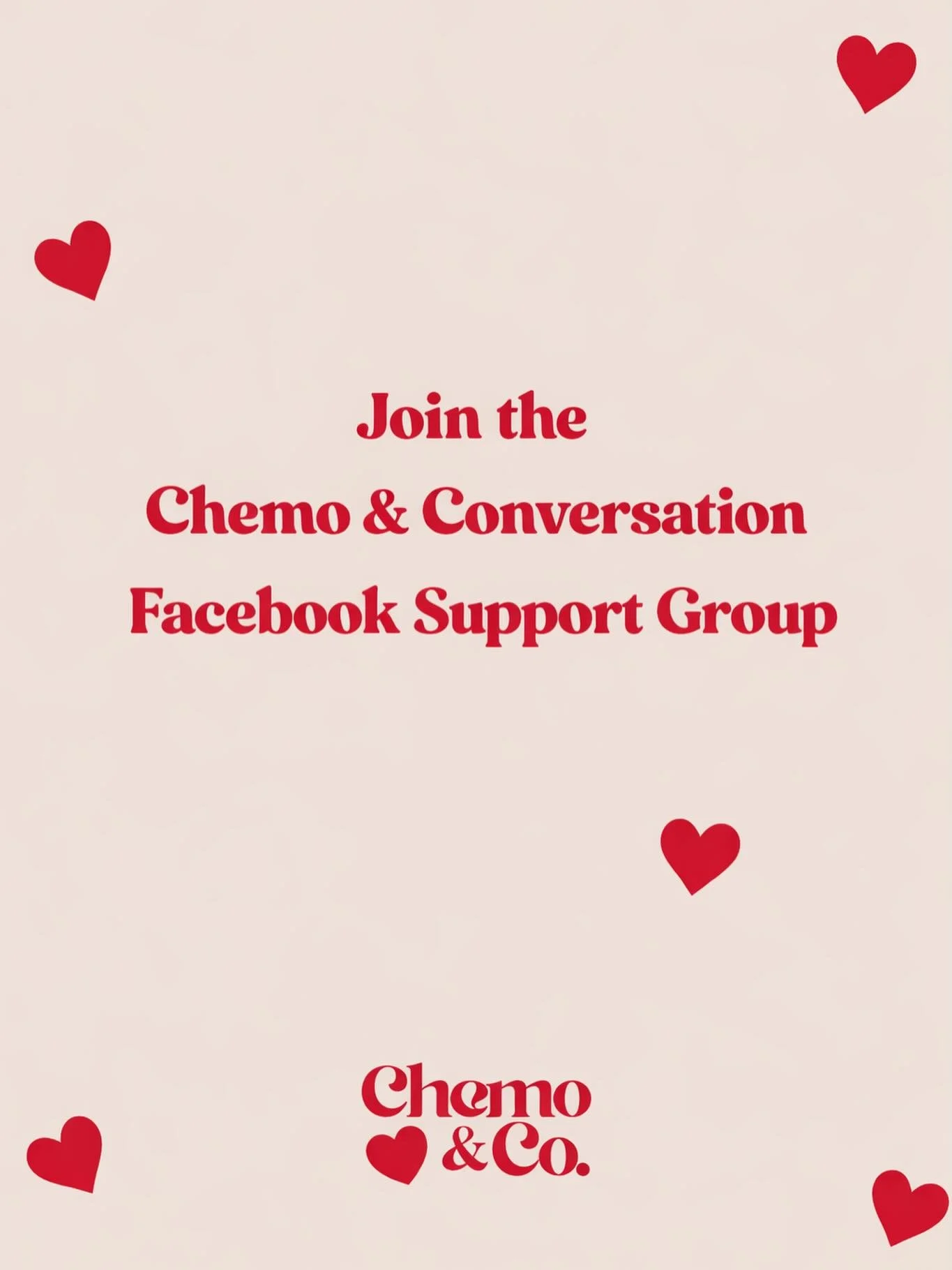 I&rsquo;m really excited to share something new with you.

Turning to a group of what began as strangers on a Facebook group was really what got me through my cancer journey so I&rsquo;ve decided to create a private Facebook support group called Chem