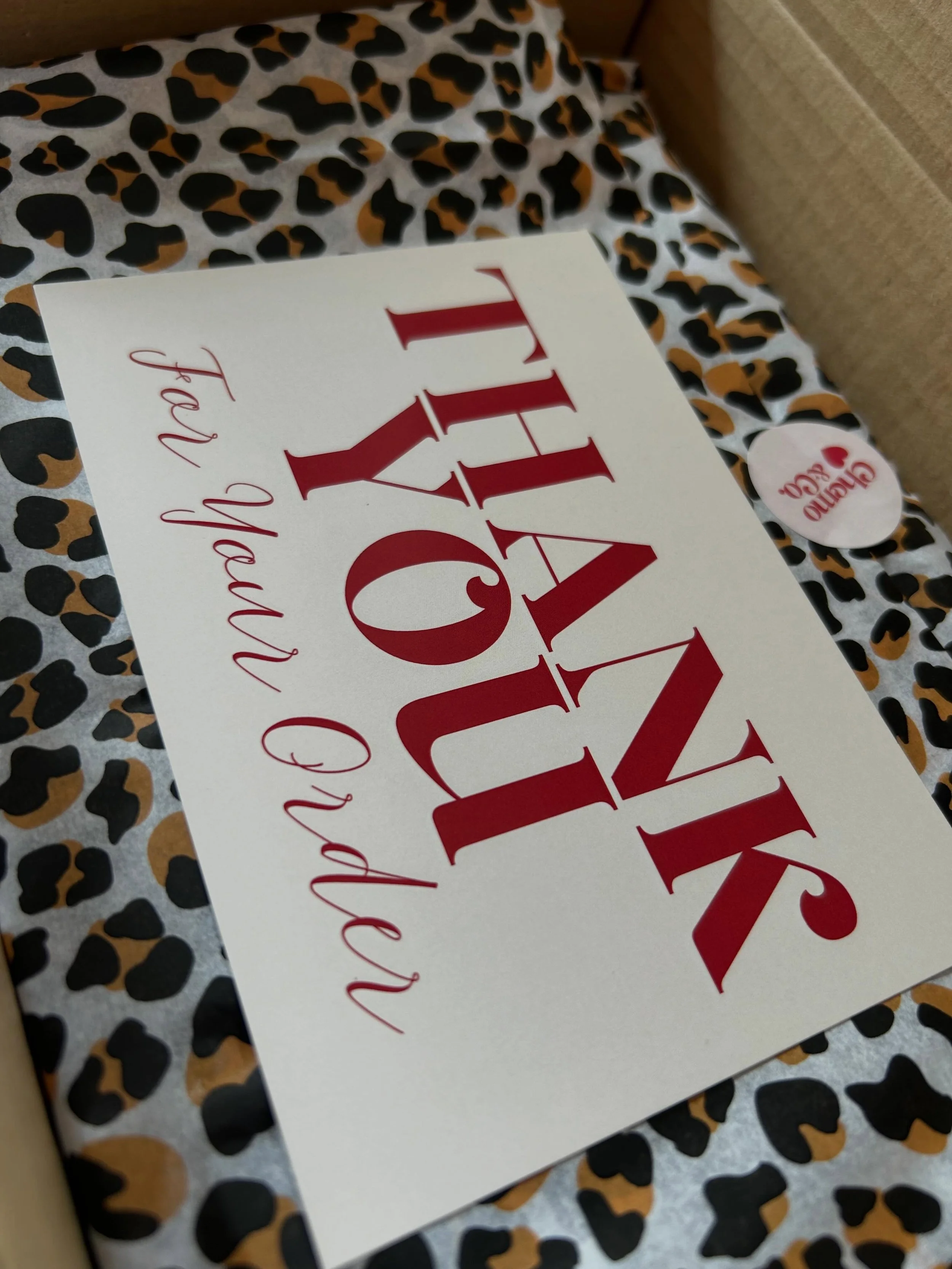 Packing your orders will never get boring 🐆❤️📦

Every parcel that leaves Chemo &amp; Co genuinely makes me do a little happy dance. Thank you for every order, share, comment and bit of support whilst I build this little brand with a big purpose.

N