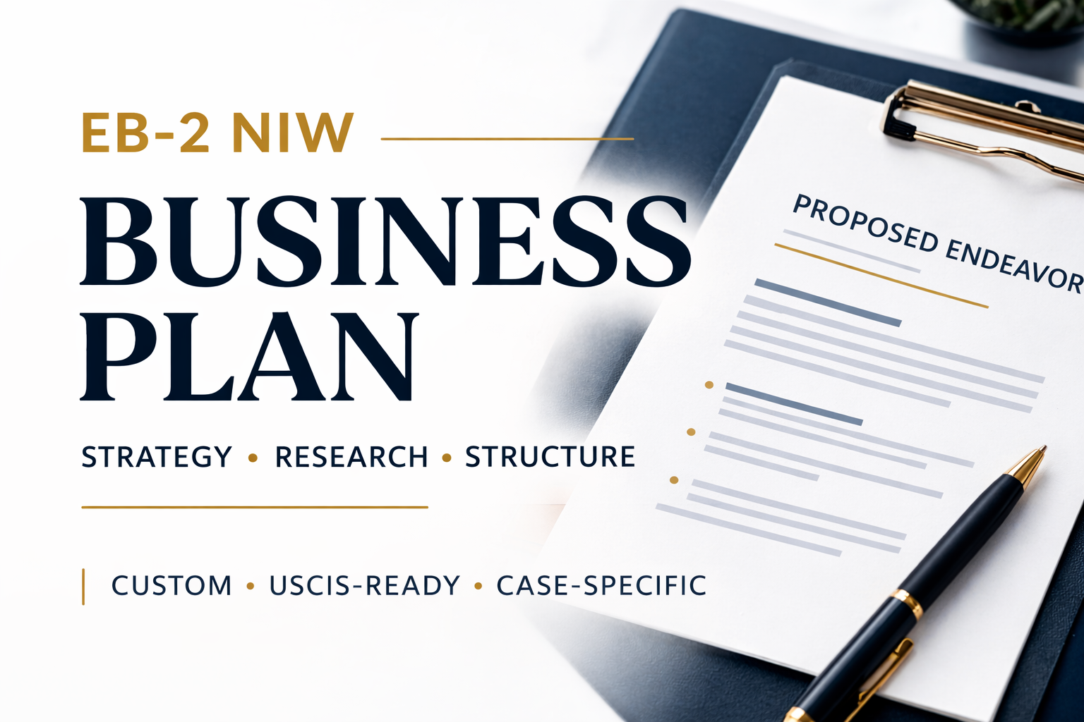 DIY vs. Professional Help: EB-2 NIW Business Plan Writing