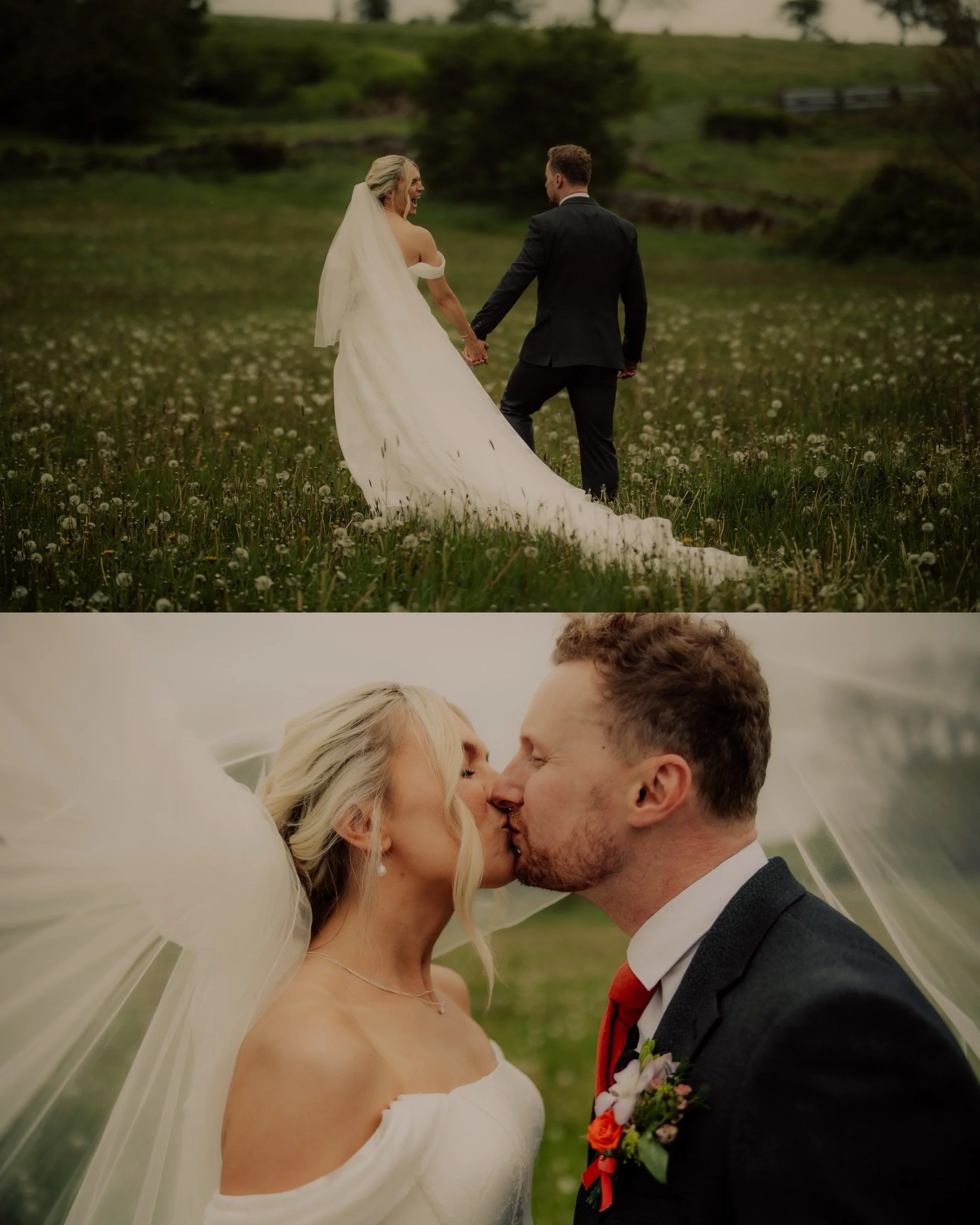 Mr &amp; Mrs Howard-Knights 🩷❤️🧡💜💛

Here are some sneaky peeks of the very gorgeous, vibrant and just full of all of the laughter, wedding of the lovely Rebecca and Ross at @hampshallandbarn .

And you&rsquo;d never know that the couples shot lau