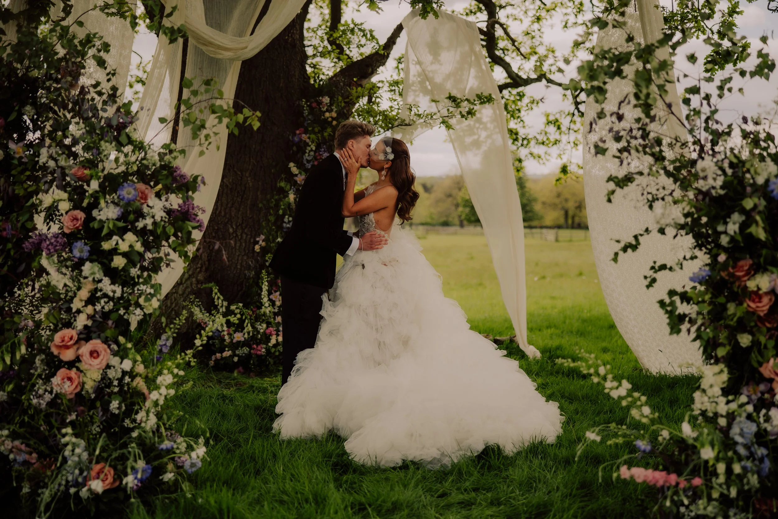 Wild Romance in the Peaks | A Luxury Wedding Workshop at Heathy Lea, Chatsworth &amp; Stanage Edge