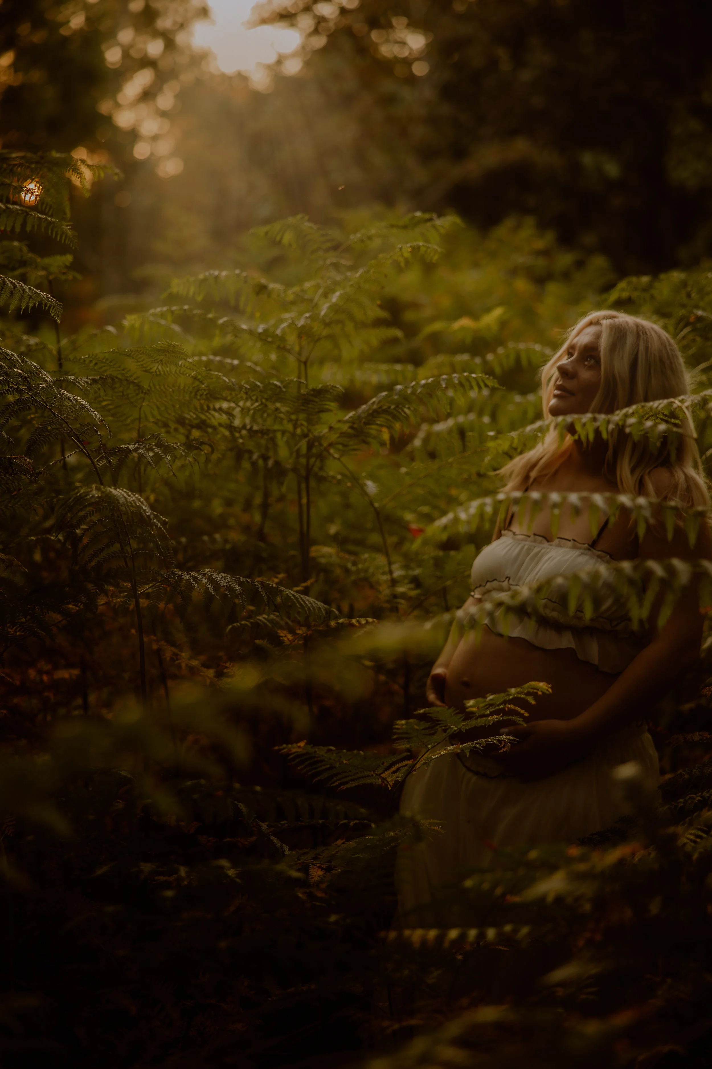 Golden Hour Maternity Photography at Clumber Park, Nottinghamshire