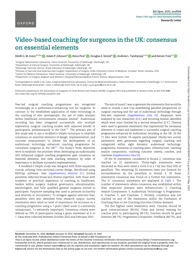 Gunn et al. (2025, BJS Open)