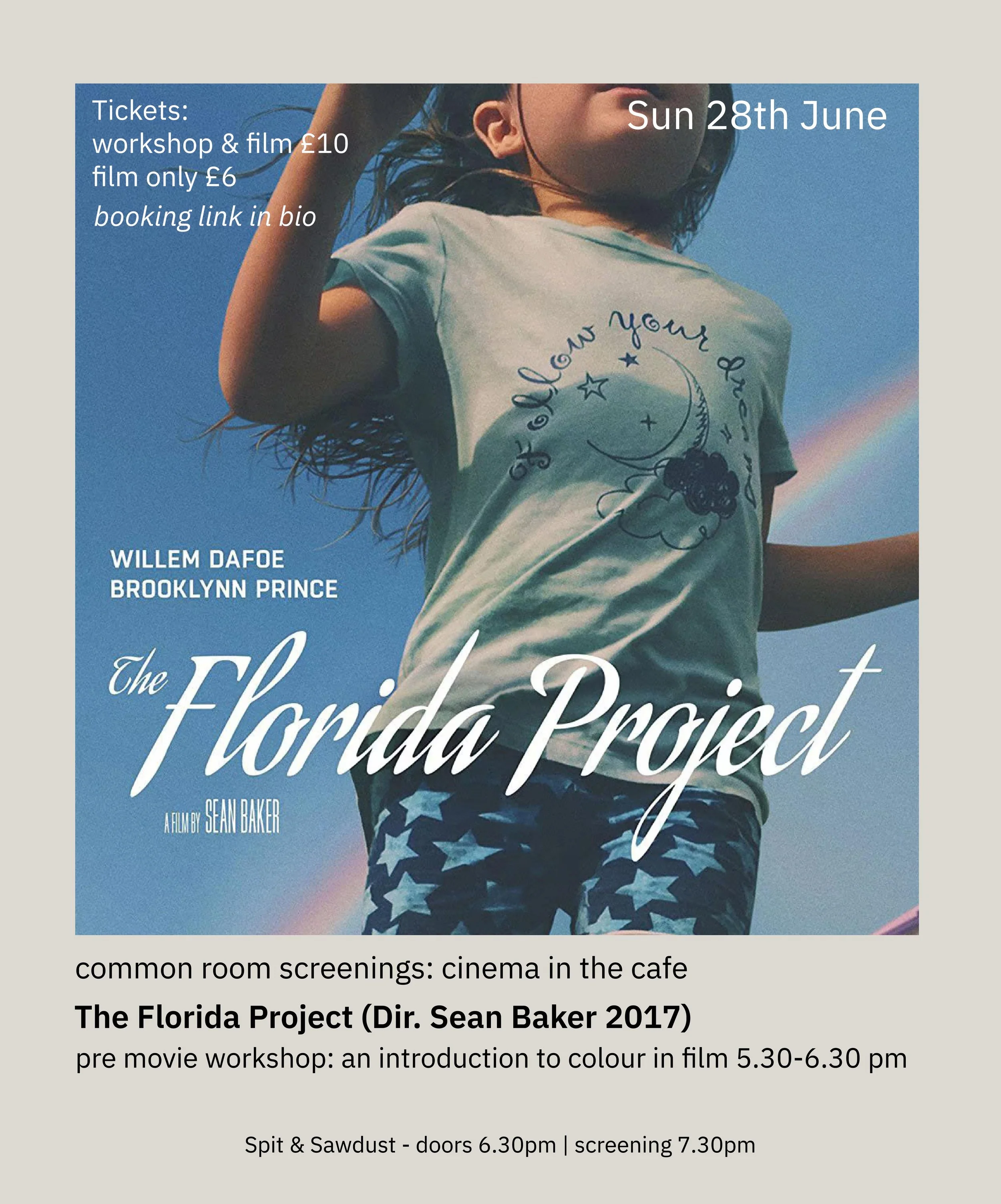 common room screening: The Florida Project (dir. Sean Baker 2017)