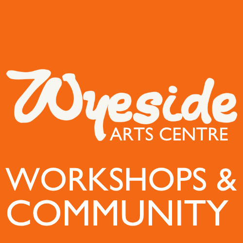 orange logo that says Wyeside workshops and community