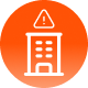 Building lockdown icon