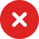 Red cross icon