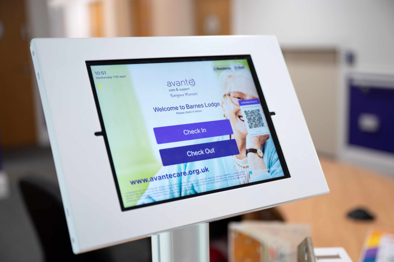 Avante care branded iPad