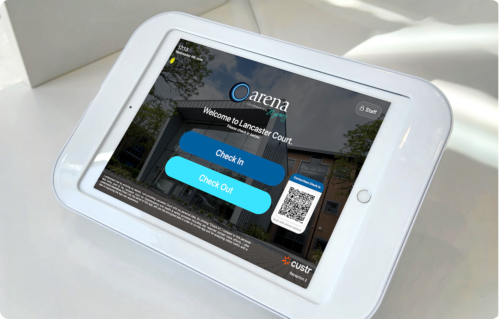 Arena offices visitor management system