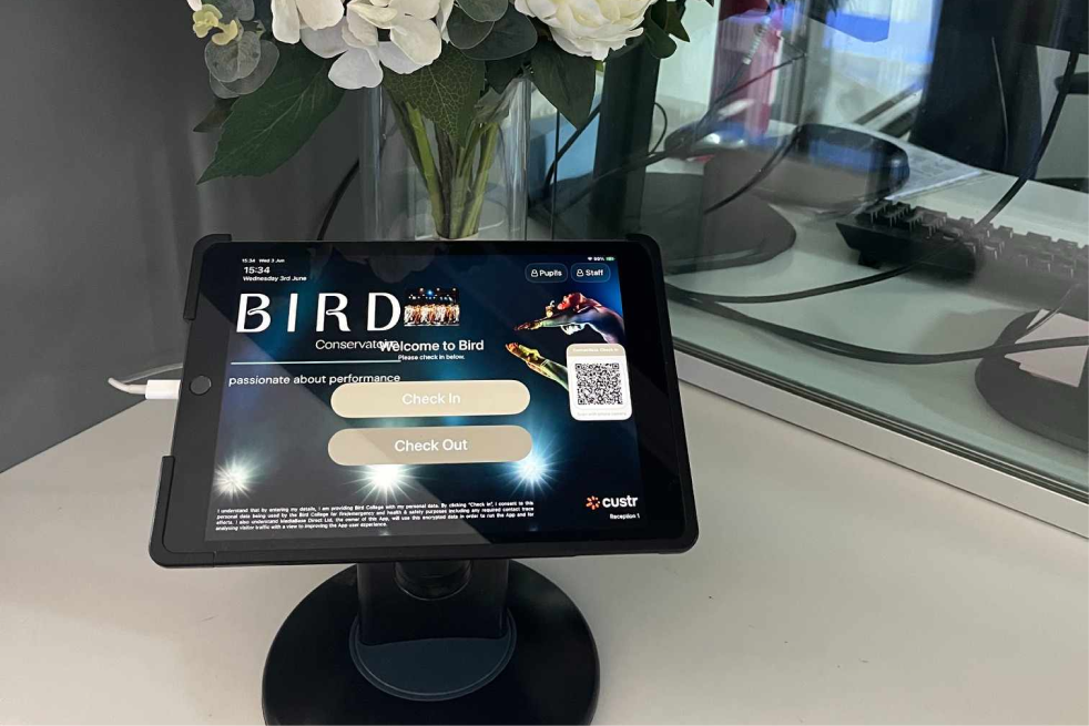 Bird college's visitor management system