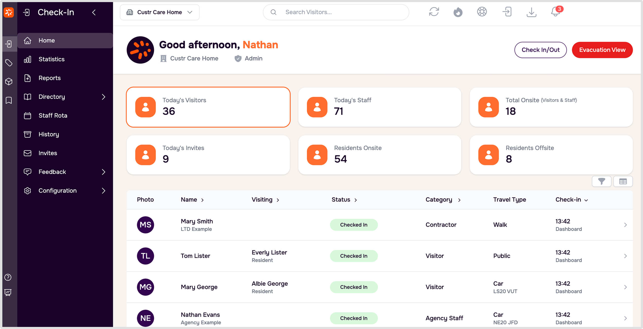 Custr Care Dashboard