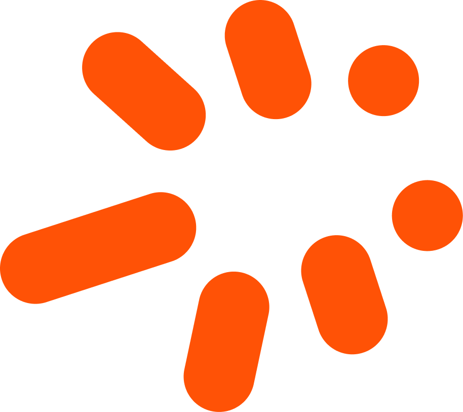 Stylized digital graphic of pills and capsules in orange color arranged in a circular pattern on a black background.