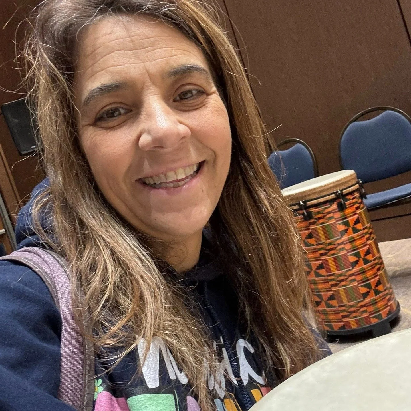 Our Teaching Artists are skilled professionals with years of experience and a passion for music education. Our Pedagogy Lead Teaching Artist for Rhythm Explorers at IPS George Washington Carver School 87, Veda Ruggieri Scholle, spent last week immers
