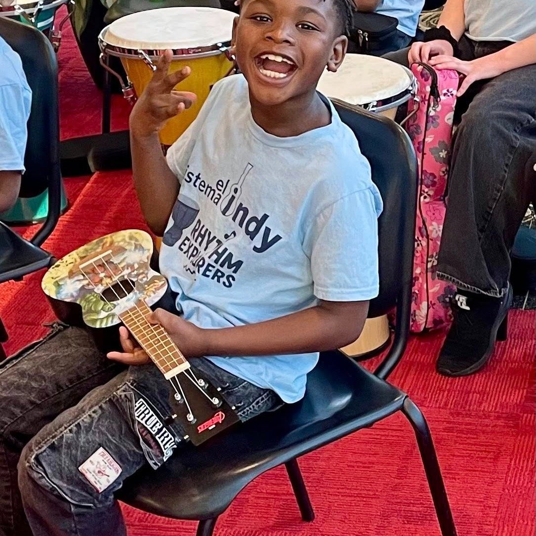 Getting ready for our lobby concert before @indychamberorch Saturday night! More pics to come!

#joy #equity #communitypartners #elsistema #ukulele #rhythm #musicalexcellence