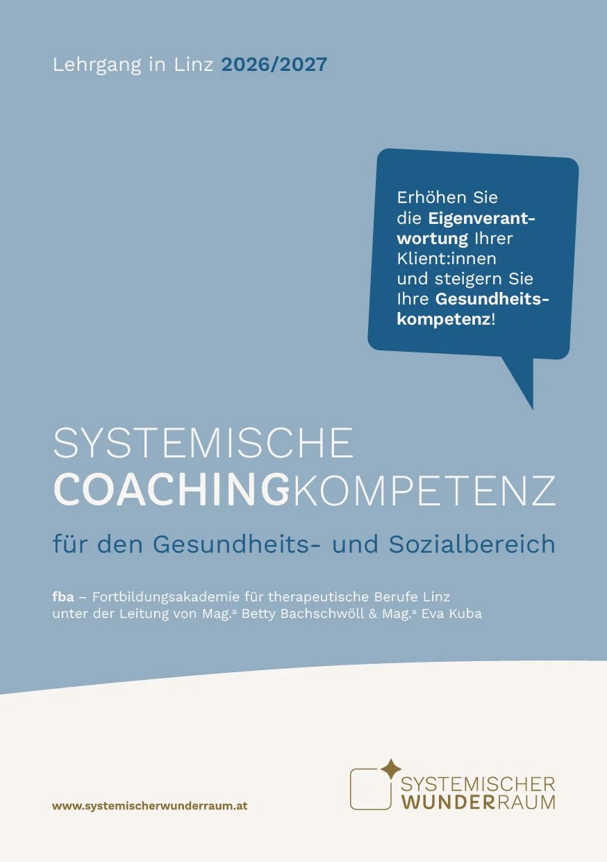Folder Systemische Coachingkompetenz Sozial+Gesundheit