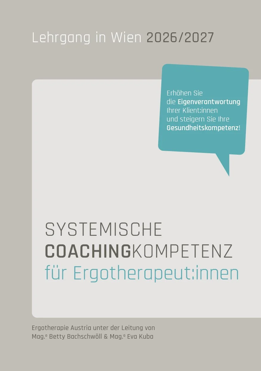 Folder Systemische Coachingkompetenz für Ergoterhapeut:innen