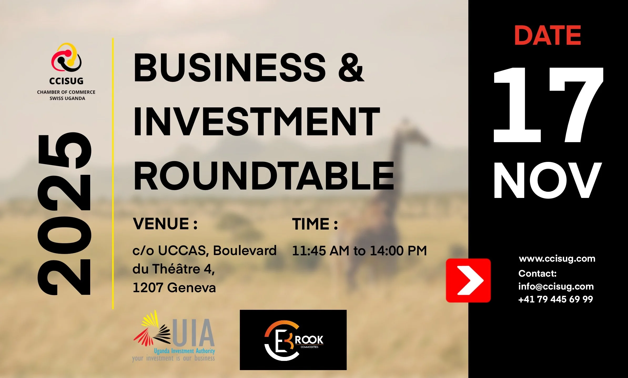 The Inaugural Chamber of Commerce &amp; Industry Swiss Uganda