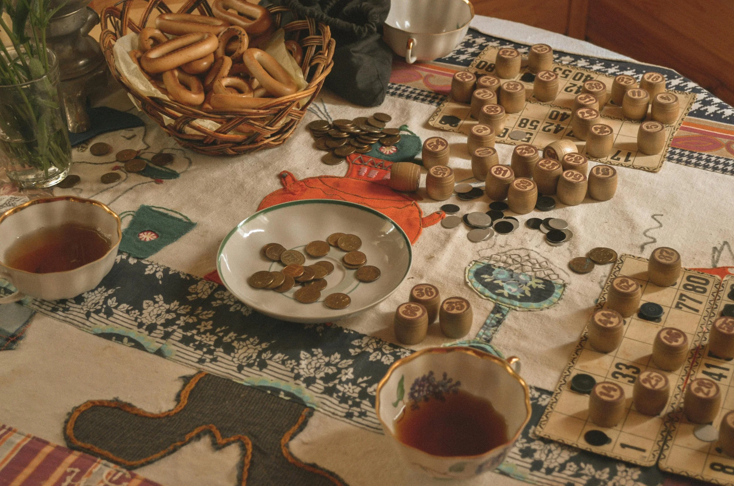 Then there’s tombola, like bingo, except it’s less about winning and more about being together.