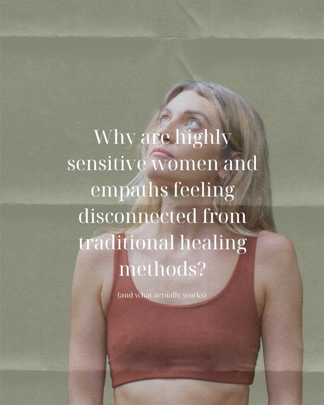 Your methods have been keeping you stuck&hellip;

I get it because I&rsquo;ve been there &amp; so have so many of my clients. 

I&rsquo;m talking about the top down approach to healing. 

I&rsquo;m not anti therapy, I&rsquo;m anti stuck in your head 