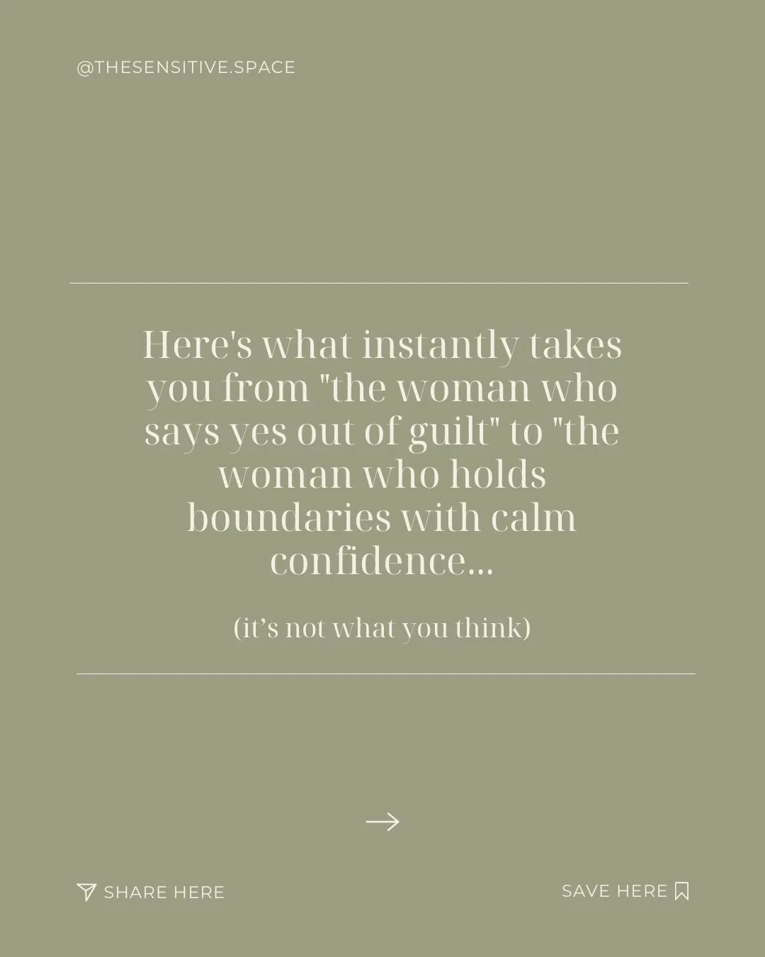 Change happens in the body... the mind follows ❤️

If you want to build boundaries and self-trust, reading about it will only take you so far.

We need to physiologically experience it first. Then the mind will understand.

Follow this page for more 
