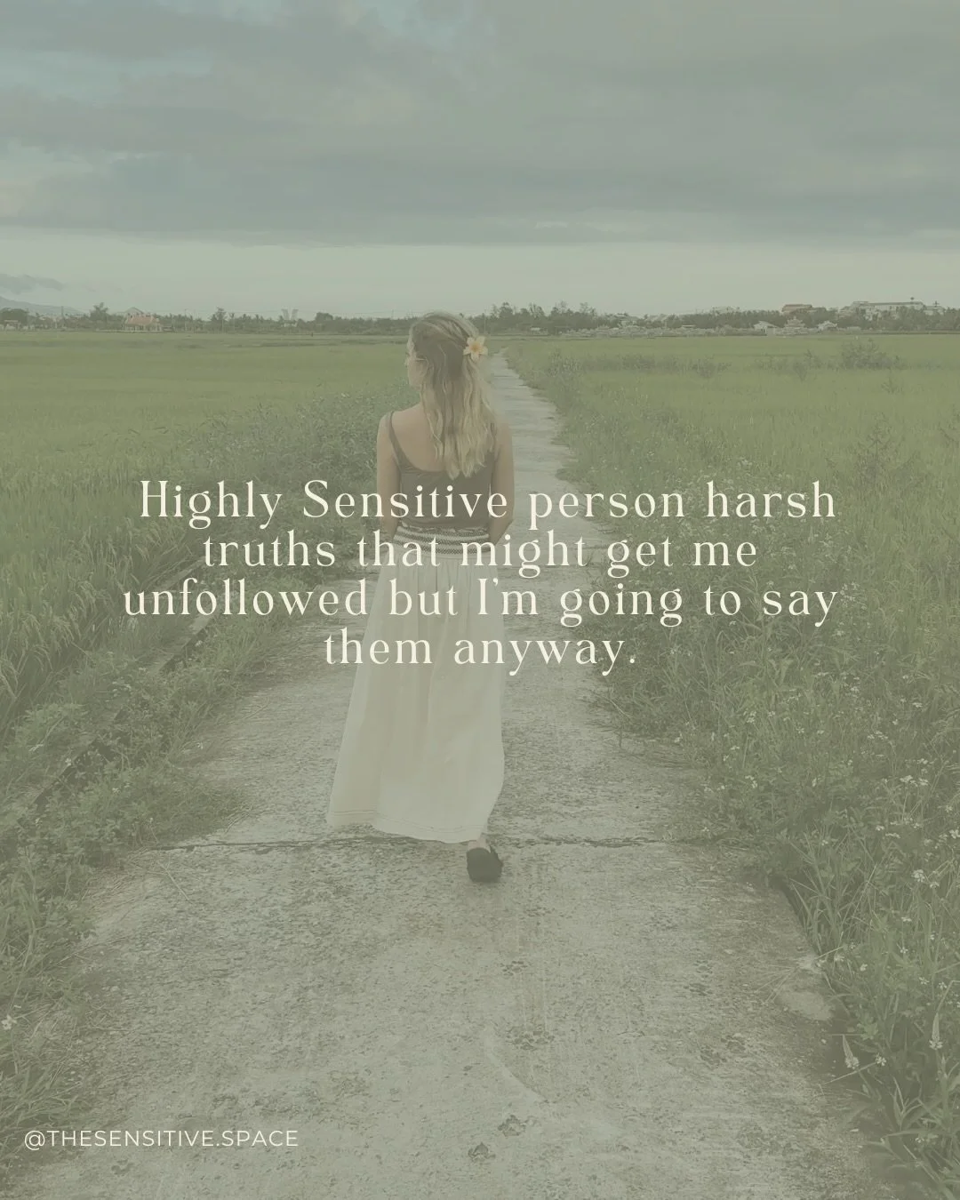 Stop using your high sensitivity to play small.

Honestly, I get it. I used to do the same. But I see this with a lot of highly sensitive people. We can become trapped by the label and start to box ourselves in.

But a label is not the whole story. I