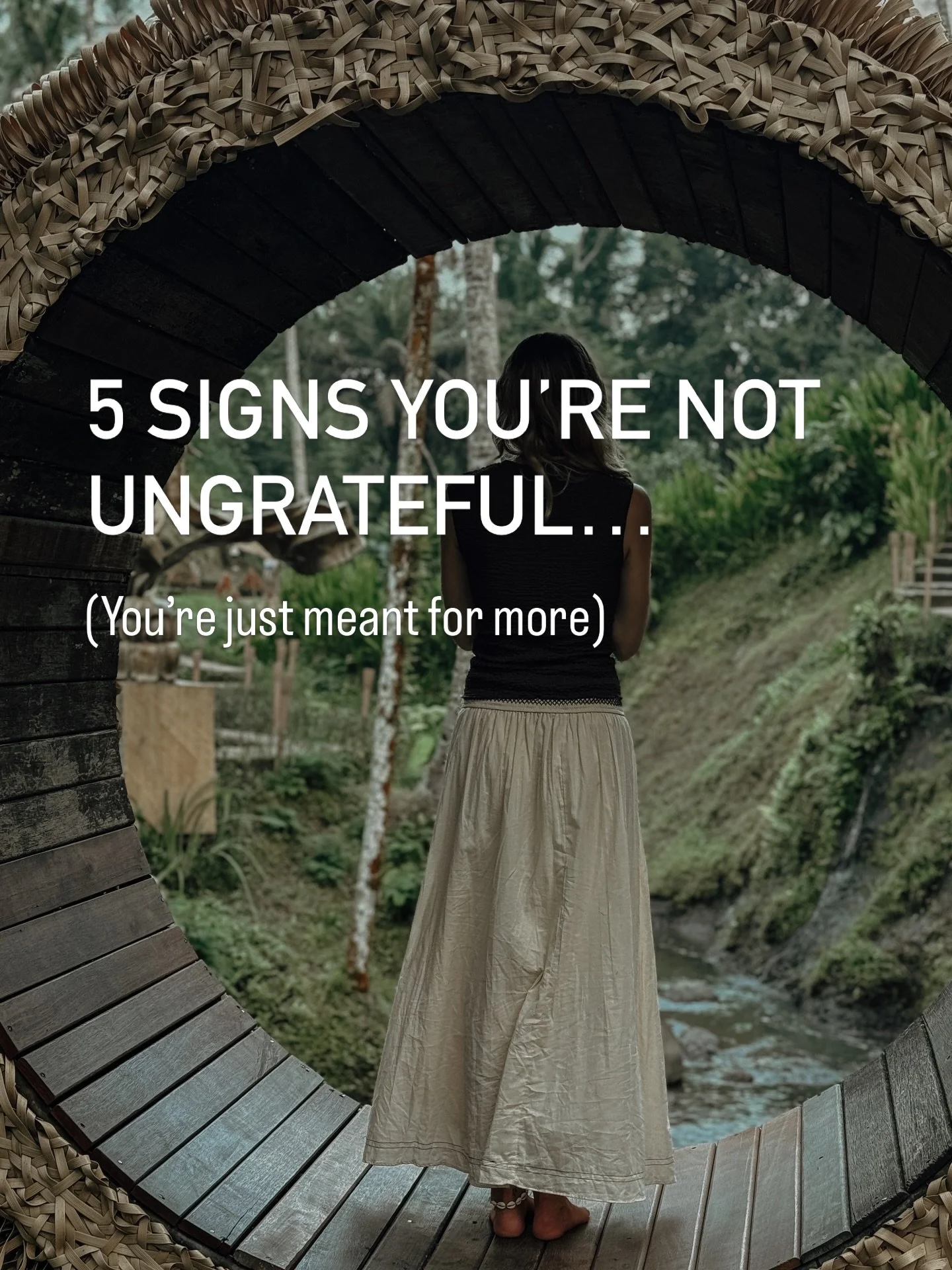 If your life looks &ldquo;perfect&rdquo; on paper but feels empty, read this&hellip;

5 signs you&rsquo;re not ungrateful&mdash;you&rsquo;re just meant for more&hellip;

I don&rsquo;t mean this in an &ldquo;I&rsquo;m better than you&rdquo; way. I mea