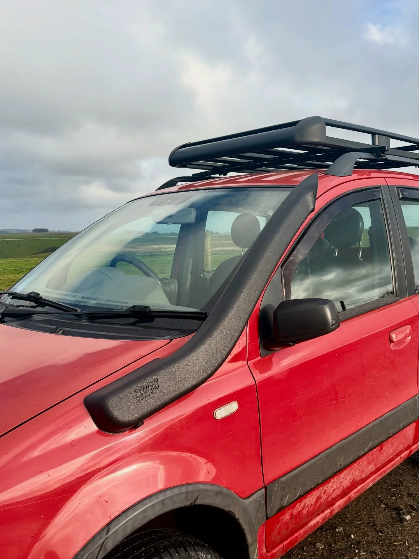 PANDA SNORKEL FINALLY HERE! After over a year of development and testing, the snorkel is ready to order. Check out the link in my bio for more information and to place an order. #snorkel #panda4x4 #ukpanda4x4 #3dscanning #3dprint