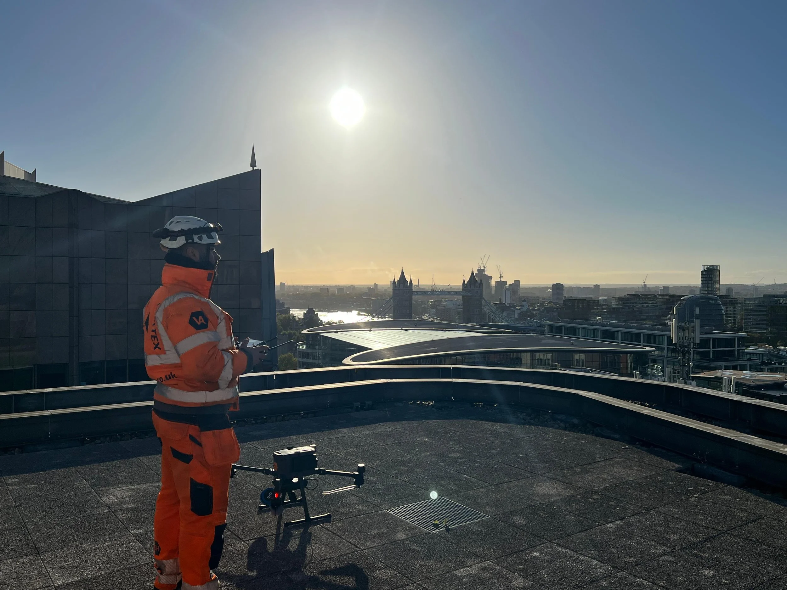 Drone LiDAR Survey for Commercial Rooftop Development in Central London