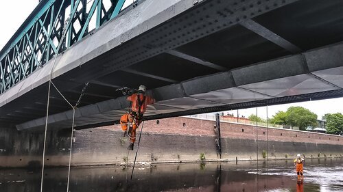 Bridge Vertex Access Safe Working in Water Beam Clamps