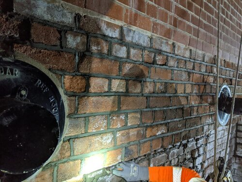 Brickwork Pointing Rope Access Network Rail Vertex