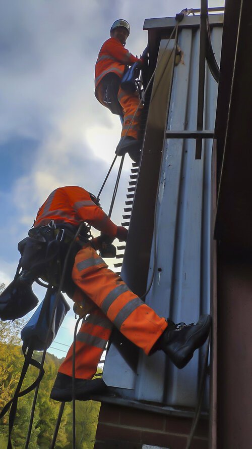 South Yorkshire High Level Flashing Replacement Vertex Facades