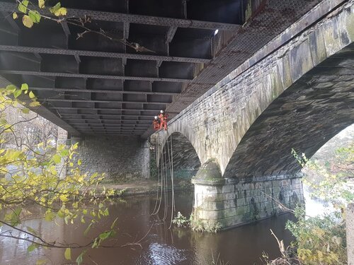 Rail Viaduct Soffit Inspection STE4 Sructure Vertex Rope