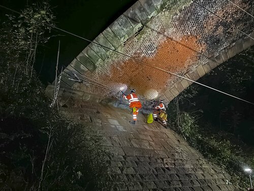 Bridge Brickwork Network Rail Vertex Rope Access